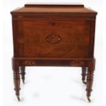 REGENCY PERIOD MAHOGANY WINE CELLARET