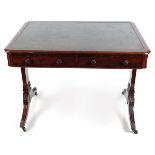 REGENCY PERIOD MAHOGANY LIBRARY TABLE, CIRCA 1820