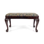 IRISH GEORGE III MAHOGANY WINDOW SEAT