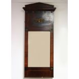 REGENCY MAHOGANY PIER MIRROR