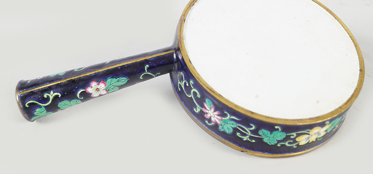 CHINESE QING PERIOD CLOISONNÉ ENAMELLED WARMER - Image 5 of 5