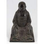 CHINESE QING BRONZE EMPEROR