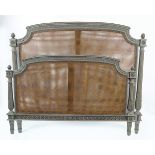 NINETEENTH-CENTURY BERGERE PANELLED BED