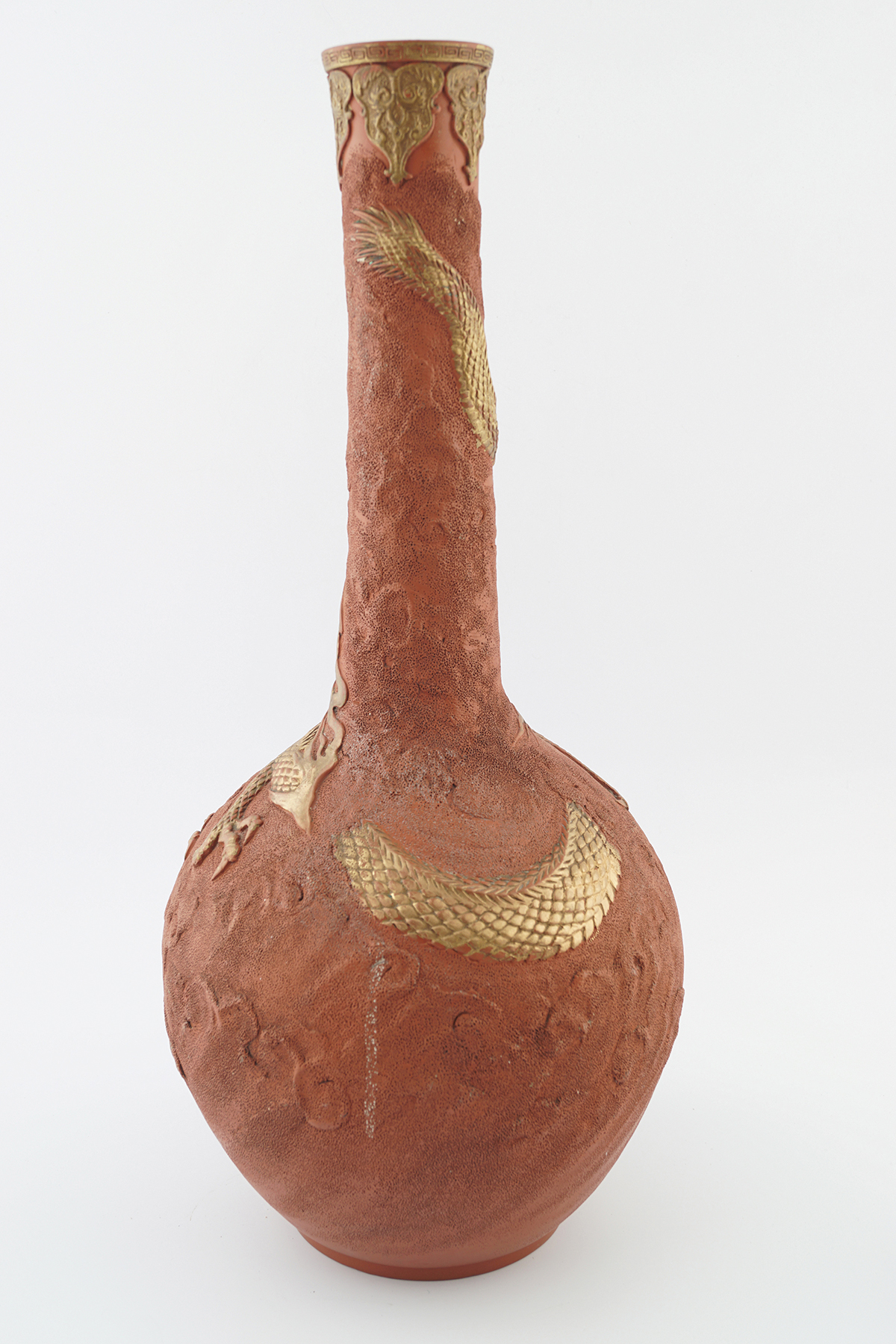 TOKANAME JAPANESE TERRACOTTA VASE - Image 4 of 7