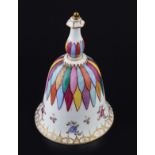 PORCELAIN POLYCHROME CHAMBER BELL