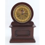 EDWARDIAN PERIOD MAHOGANY CASED MANTLE CLOCK