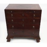 GEORGE III PERIOD MAHOGANY BACHELOR’S CHEST