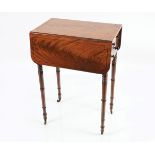 REGENCY PERIOD MAHOGANY PEMBROKE TABLE