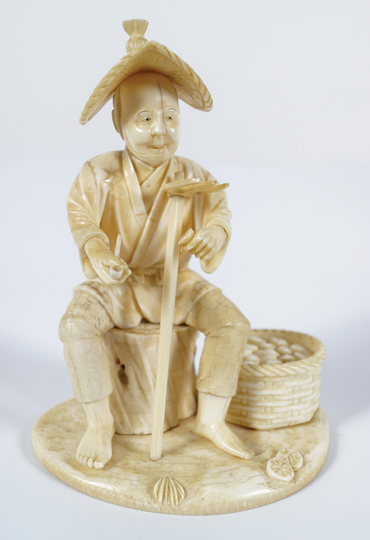 JAPANESE MEIJI PERIOD IVORY OKIMONO