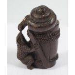 SIGNED 19TH-CENTURY JAPANESE NETSUKE