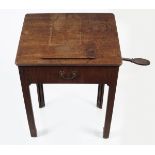 18TH-CENTURY MAHOGANY ARCHITECT'S TABLE