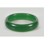 CHINESE SPINACH JADE BANGLE