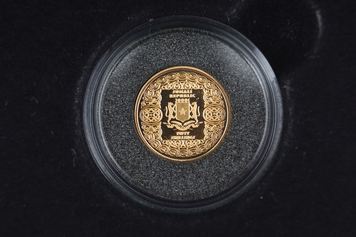 DUBLIN MINT OFFICE HIBERNIA GOLD COIN