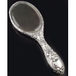 19TH-CENTURY SILVER BACKED VANITY MIRROR