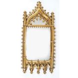 GOTHIC STYLE GILT PIER MIRROR