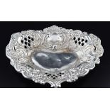 19TH-CENTURY SILVER BON-BON DISH