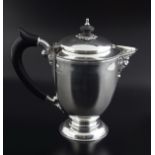 IRISH SOLID SILVER WINE JUG