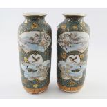 PAIR OF 19TH-CENTURY JAPANESE SATSUMA VASES