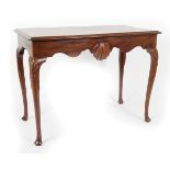 IRISH 18TH-CENTURY PERIOD MAHOGANY SIDE TABLE