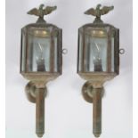 PAIR OF VINTAGE CARRIAGE LAMPS