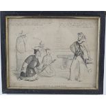 SET OF 6 19TH CENTURY POLITICAL CARICATURES