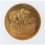 GOLD FIVE POUND COIN