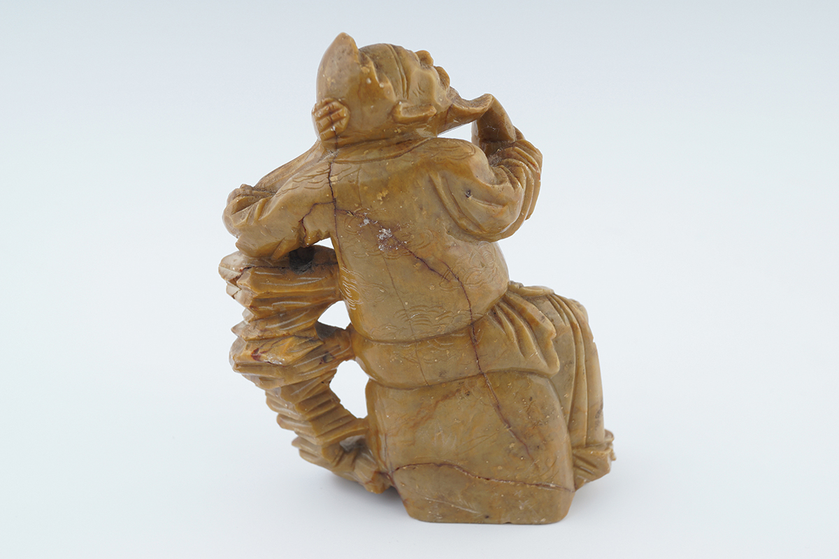 CHINESE SOAPSTONE LOHAN - Image 3 of 7