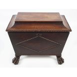 CORK REGENCY PERIOD MAHOGANY WINE CELLARET