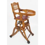 EDWARDIAN CHILDS HIGH CHAIR