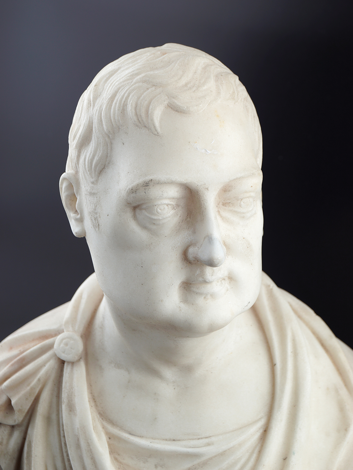 18TH-CENTURY MARBLE BUST - Image 3 of 6