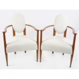 PAIR OF ART DECO DESIGNER ELBOW CHAIRS