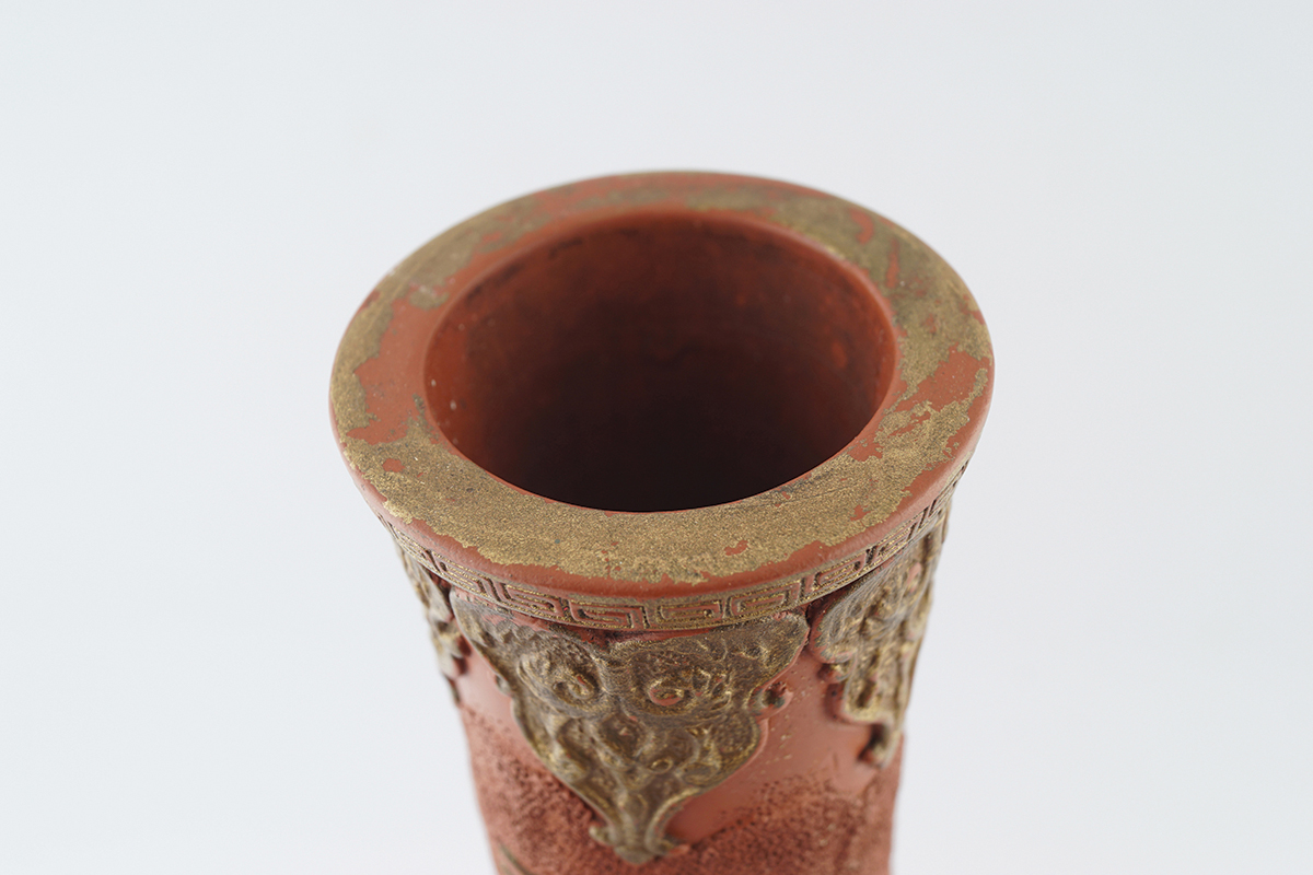 TOKANAME JAPANESE TERRACOTTA VASE - Image 5 of 7