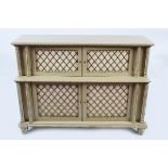 REGENCY PERIOD LOW BOOKCASE