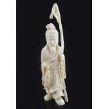 JAPANESE MEIJI PERIOD IVORY FIGURE