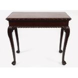 EIGHTEENTH-CENTURY PERIOD MAHOGANY SIDE TABLE