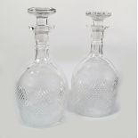 PAIR OF IRISH CRYSTAL DECANTERS