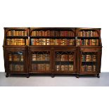 LARGE REGENCY PERIOD ROSEWOOD BOOKCASE