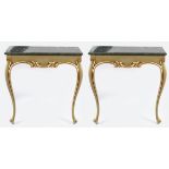 PAIR OF 19TH-CENTURY CONSOLE TABLES
