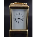 FRENCH BRASS CARRIAGE CLOCK