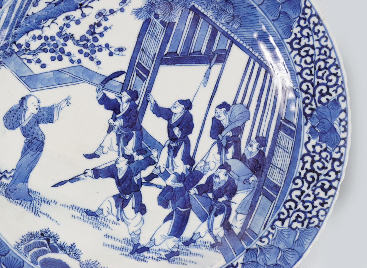 PR CHINESE KANGXI BLUE & WHITE PLATES - Image 3 of 5