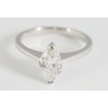18 CT. WHITE GOLD SOLITAIRE RING