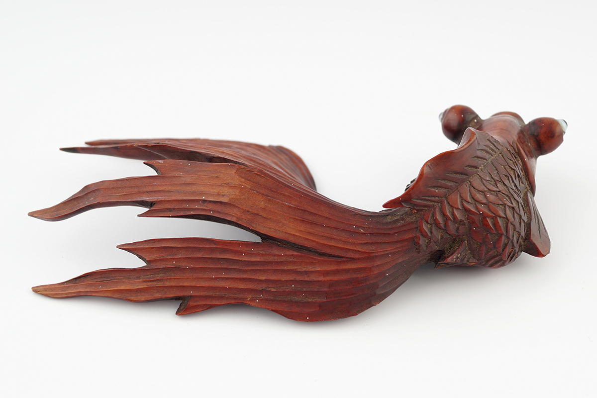 CHINESE QING BRONZE GOLDFISH SCULPTURE - Image 4 of 6