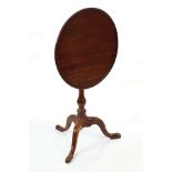 GEORGE III PERIOD MAHOGANY SNAP-TOP TABLE