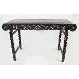 19TH-CENTURY CHINESE HARDWOOD ALTAR TABLE