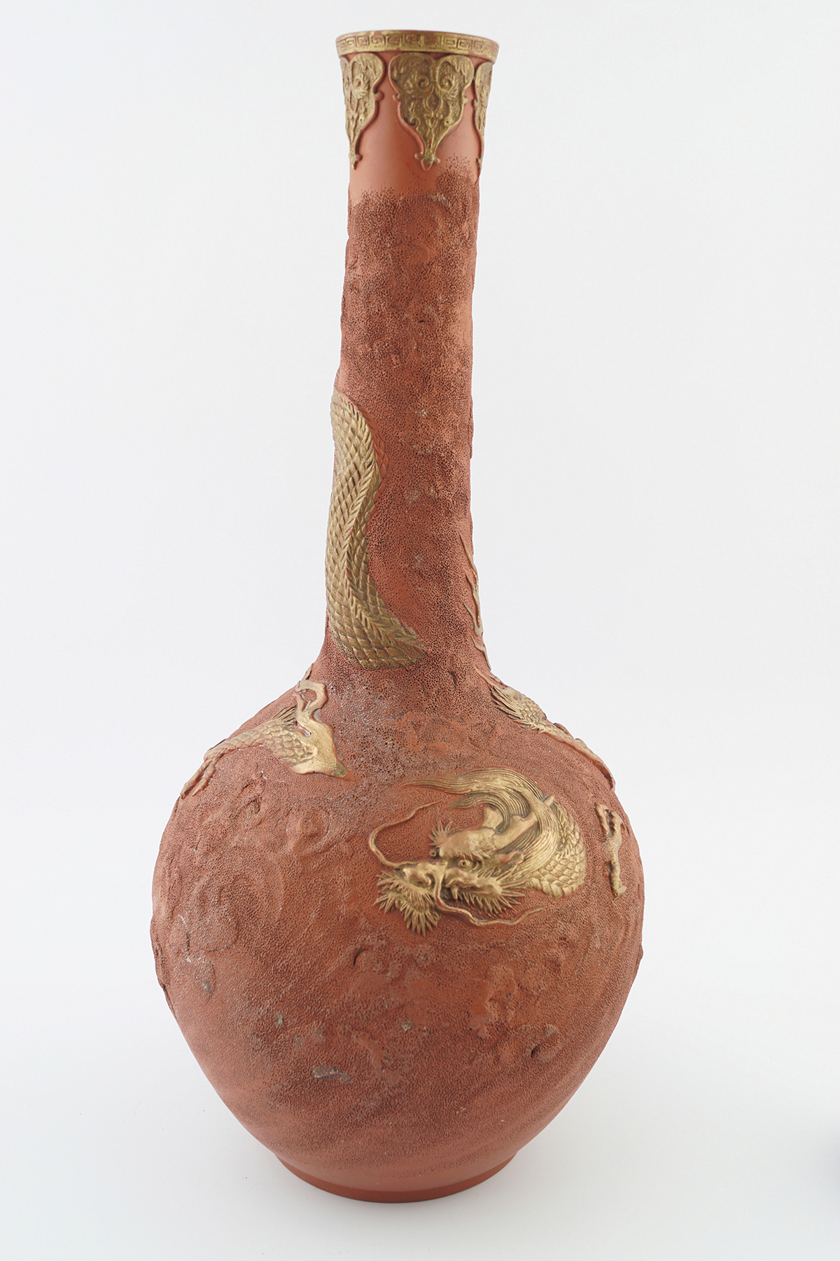 TOKANAME JAPANESE TERRACOTTA VASE