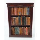 REGENCY PERIOD MAHOGANY OPEN BOOKSHELF