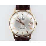 DUXOT 14 CARAT GOLD GENTS WRIST WATCH