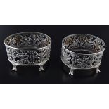 PAIR OF 19TH-CENTURY SILVER SALTS
