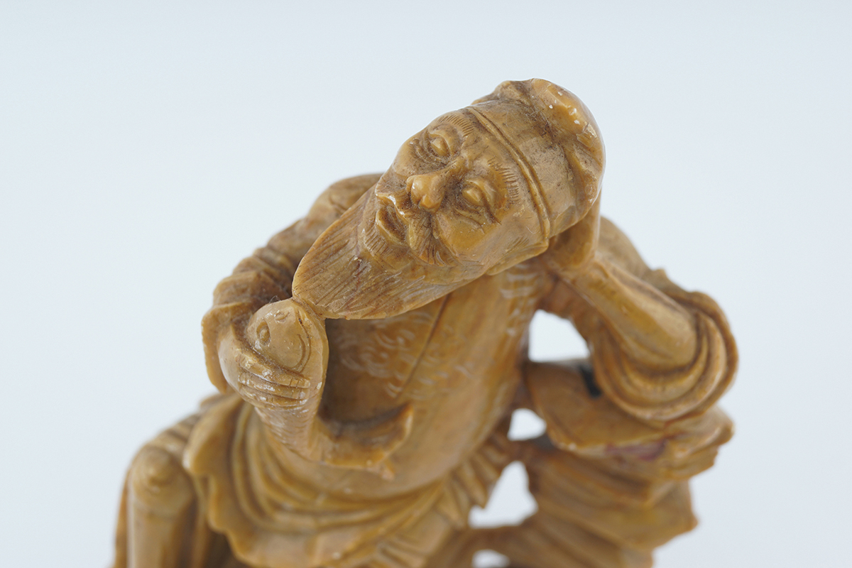 CHINESE SOAPSTONE LOHAN - Image 5 of 7