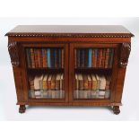 CORK REGENCY PERIOD MAHOGANY BOOKCASE